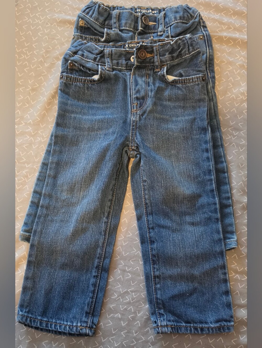 The Children’s Place Boys Jeans Lot 2 Pairs Denim 18-24M & 2T